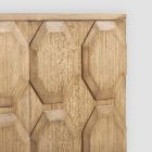 Aparador con 4 puertas de apertura Push Pull en madera y base de metal - Lavinia Viadurini