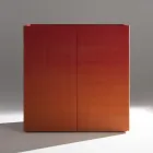 Aparador de salón con 2 puertas en acabado diamante, fabricado en Italia - Sagittario Viadurini