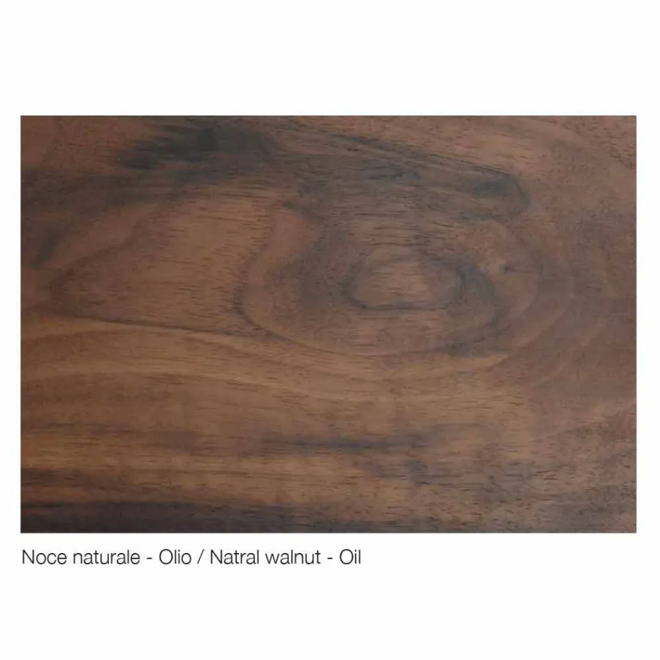 Aparador de diseño moderno en madera maciza, W192 x D 50 cm, Teresa Viadurini