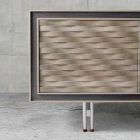 Aparador de diseño moderno en madera maciza, W192 x D 50 cm, Teresa Viadurini