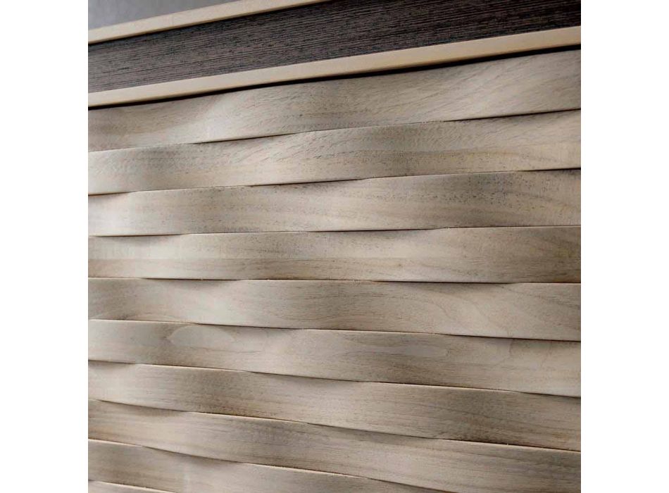 Aparador de diseño moderno en madera maciza, W192 x D 50 cm, Teresa