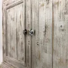 Aparador de madera maciza de abeto con estantes internos Made in Italy - Pierrot Viadurini