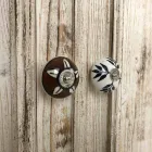 Aparador de madera maciza de abeto con estantes internos Made in Italy - Pierrot Viadurini