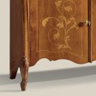 Aparador de salón de lujo en madera clásica Made in Italy - Caligola Viadurini