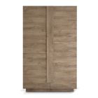 Aparador de salón en madera laminada con 2 puertas Made in Italy - Odessa Viadurini