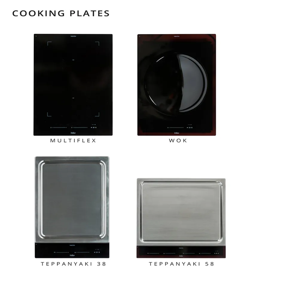 Cocina de exterior 96x70x93 cm de teca maciza y aluminio - Refinada Viadurini