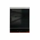 Cocina moderna de jardín al aire libre sobre ruedas de madera y acero - Buoncalliope Viadurini