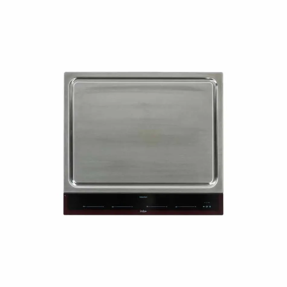 Cocina moderna de jardín al aire libre sobre ruedas de madera y acero - Buoncalliope Viadurini