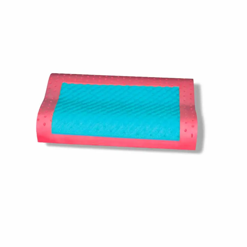 Cojín de doble ola en Memory Ginseng y Memory AirSense Made in Italy - Thames Viadurini