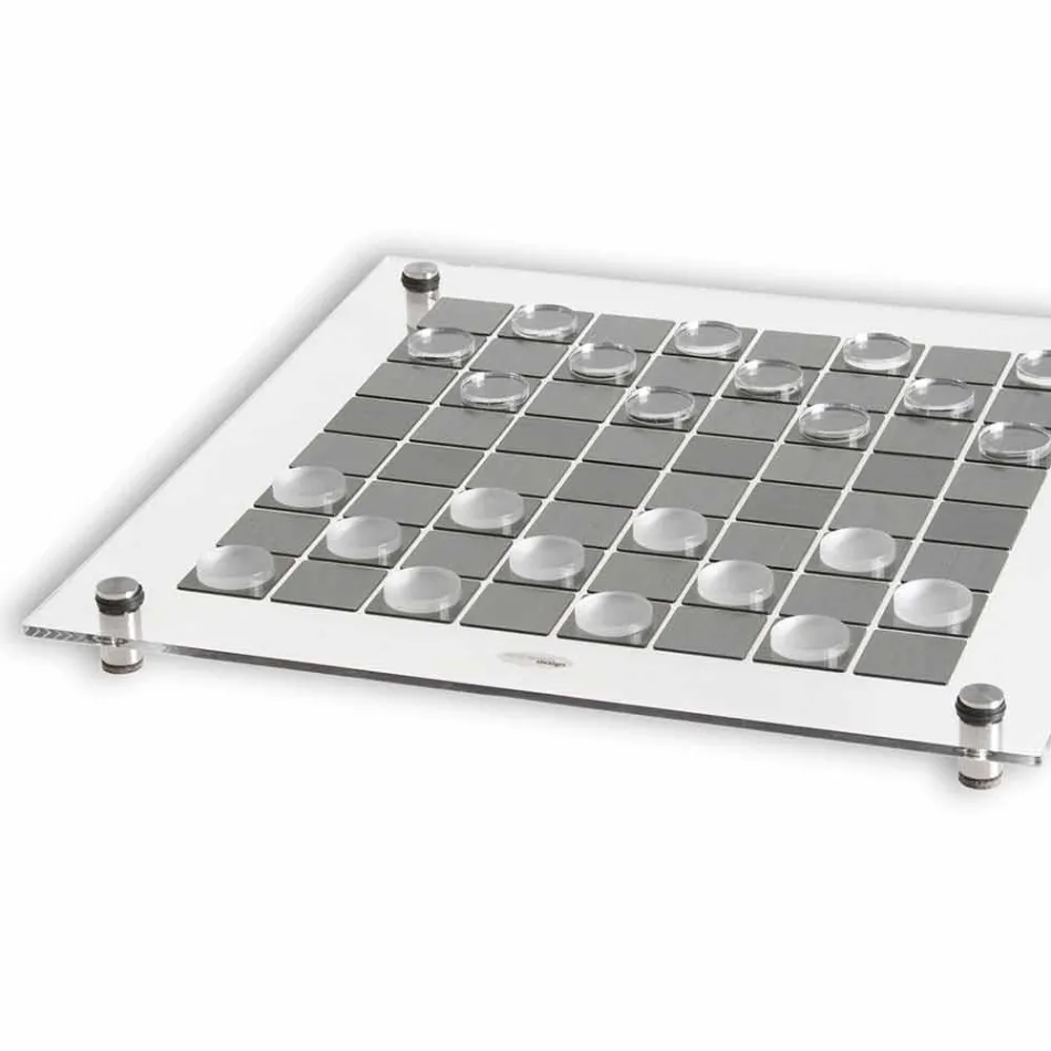 Damas juego de mesa hecho en Italia Viadurini