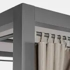 Diván para exterior en Textilene y Aluminio con Respaldo Reclinable - Anastasia Viadurini