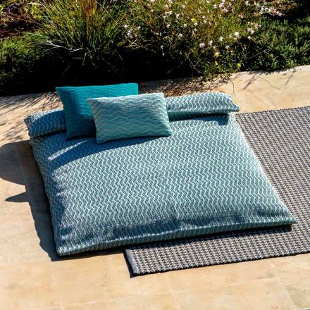 Sofá cama doble de exterior de diseño de lujo Made in Italy - Emanuela Viadurini