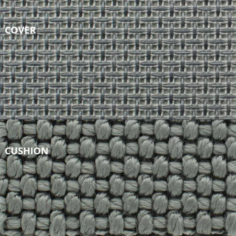 Tumbona de jardín de diseño redondo de lujo con sombrilla - Ulm Moon by Vondom Viadurini