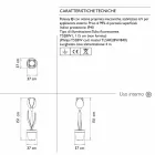 Decoración luminosa para interiores de diseño moderno - Tulip de Myyour Viadurini