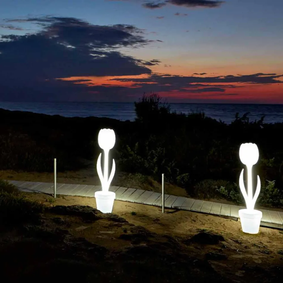 Decoración de muebles de jardín brillante de diseño moderno - Tulip de Myyour Viadurini