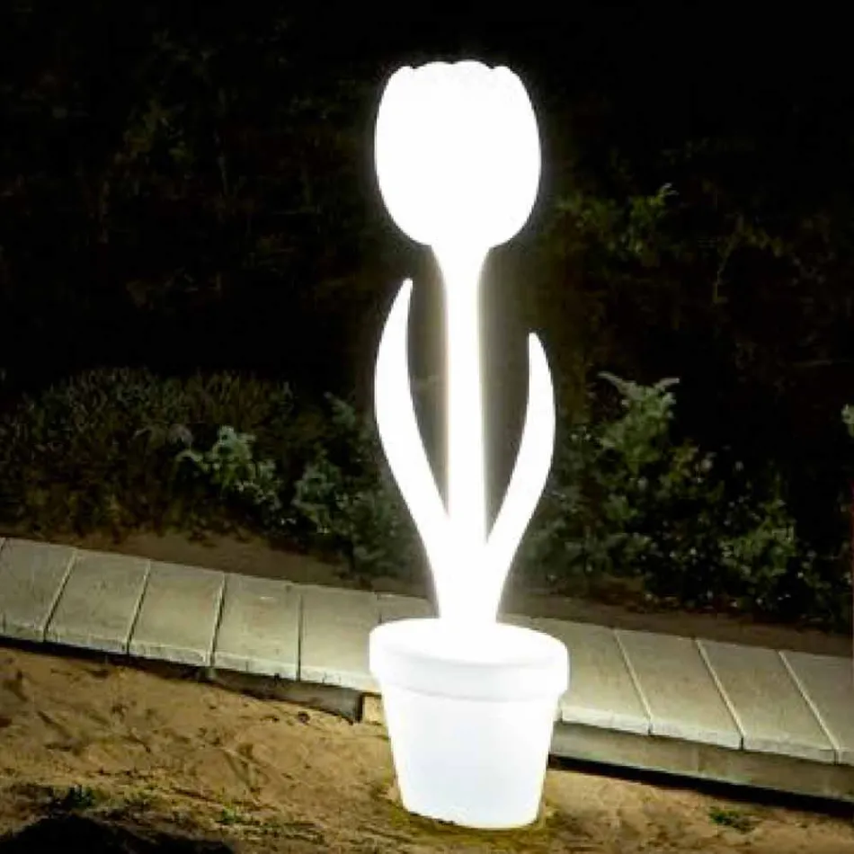 Decoración de muebles de jardín brillante de diseño moderno - Tulip de Myyour Viadurini