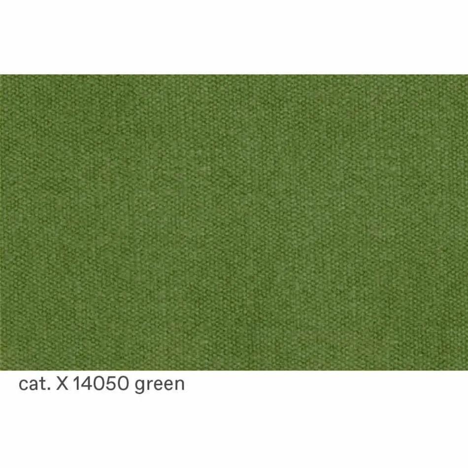 Sofá de 2 plazas de algodón con cubos laterales en MDF Made in Italy - Damasco Viadurini