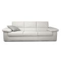 Sofá de 2 o 3 plazas en diseño de tela blanca Made in Italy - Abudhabi
