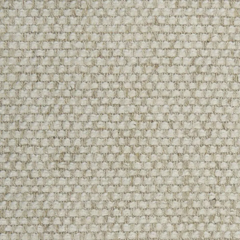 Sofá esquinero derecho con base en vidrio extraclaro Made in Italy - Rory Viadurini