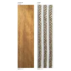 Sofá de jardín composable con estructura en forma de C en madera Made in Italy - Rubik Viadurini