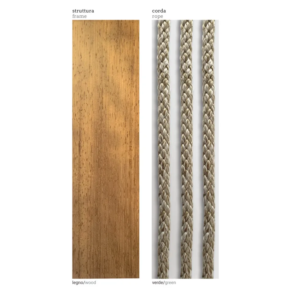 Sofá de jardín modular en tela Made in Italy - Rubik Viadurini