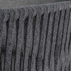 Sofá de exterior de aluminio y cuerda con cojines de tela, Homemotion - Shama Viadurini