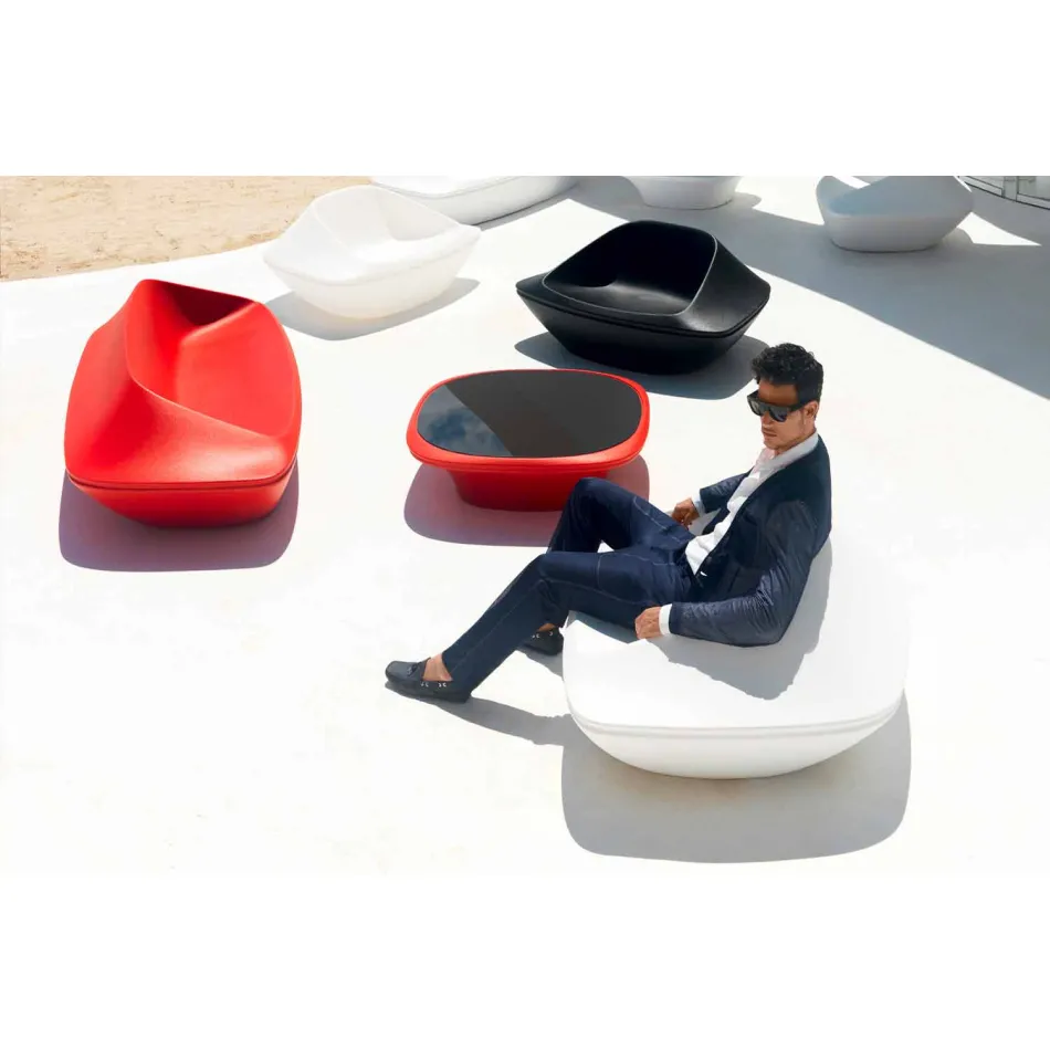 Sofá de exterior Ufo by Vondom de diseño en resina de polietileno Viadurini