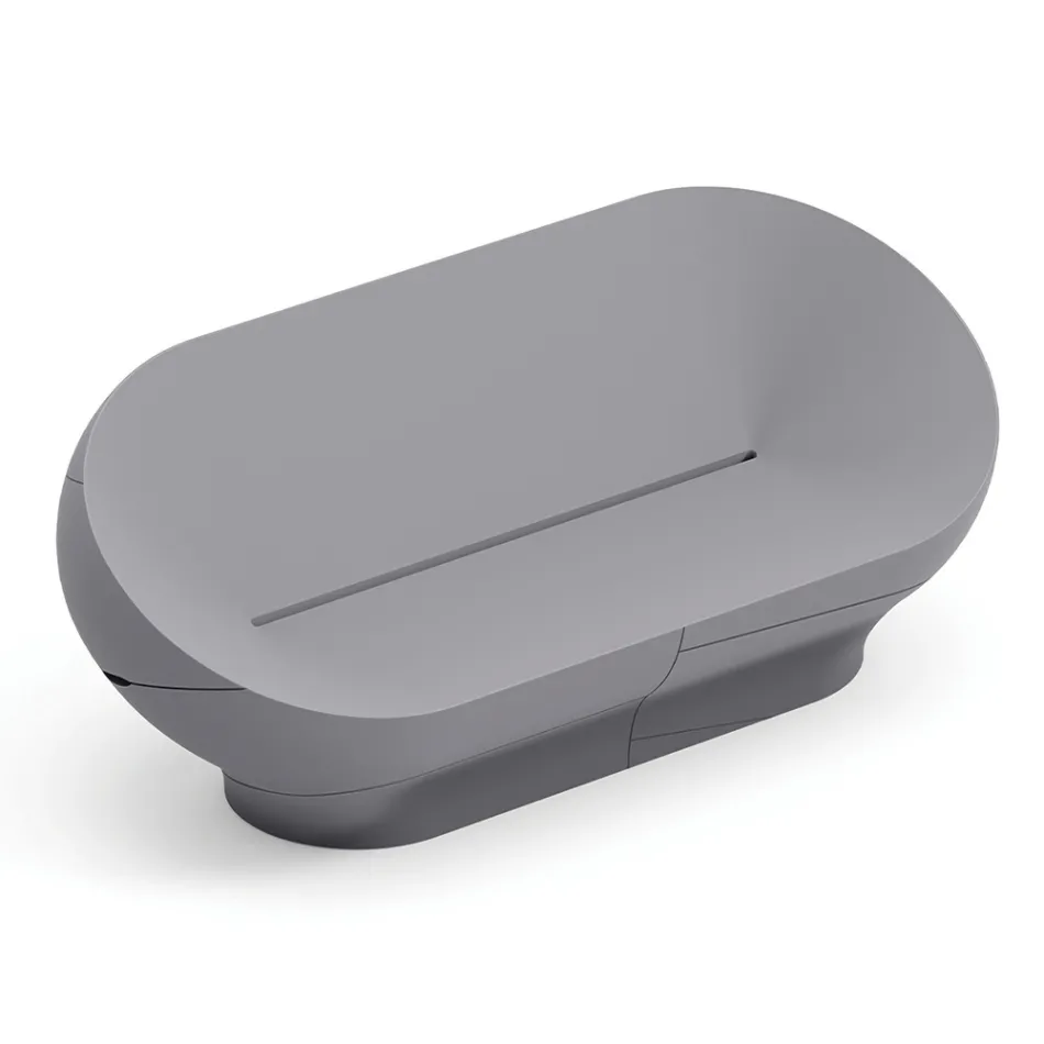 Sofá de exterior de polietileno disponible en varios colores - Toalla Viadurini