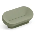 Sofá de exterior de polietileno disponible en varios colores - Toalla Viadurini