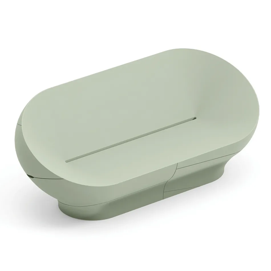 Sofá de exterior de polietileno disponible en varios colores - Toalla Viadurini