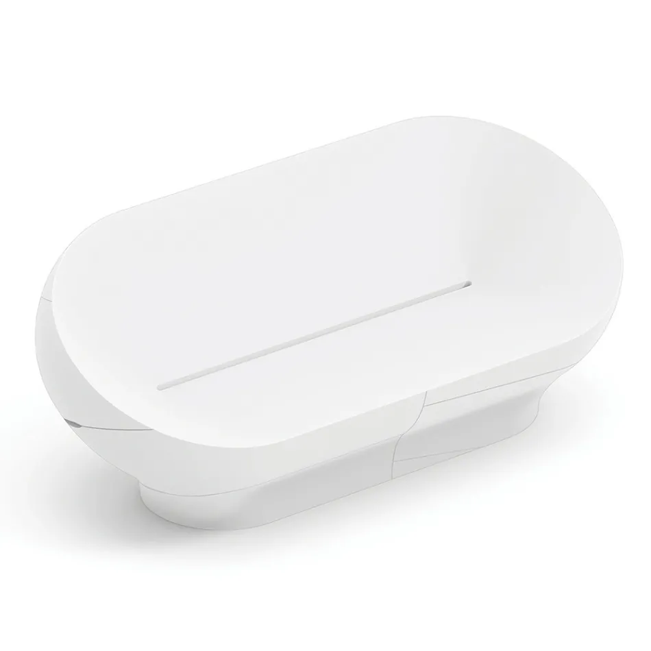 Sofá de exterior de polietileno disponible en varios colores - Toalla Viadurini