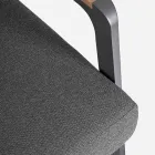 Sofá de exterior en tela con estructura de aluminio, Homemotion - Cara Viadurini