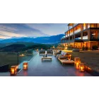 Sofá al aire libre Varaschin Bali moderno con cojines acolchados Viadurini