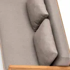 Sofá al aire libre Varaschin Bali moderno con cojines acolchados Viadurini