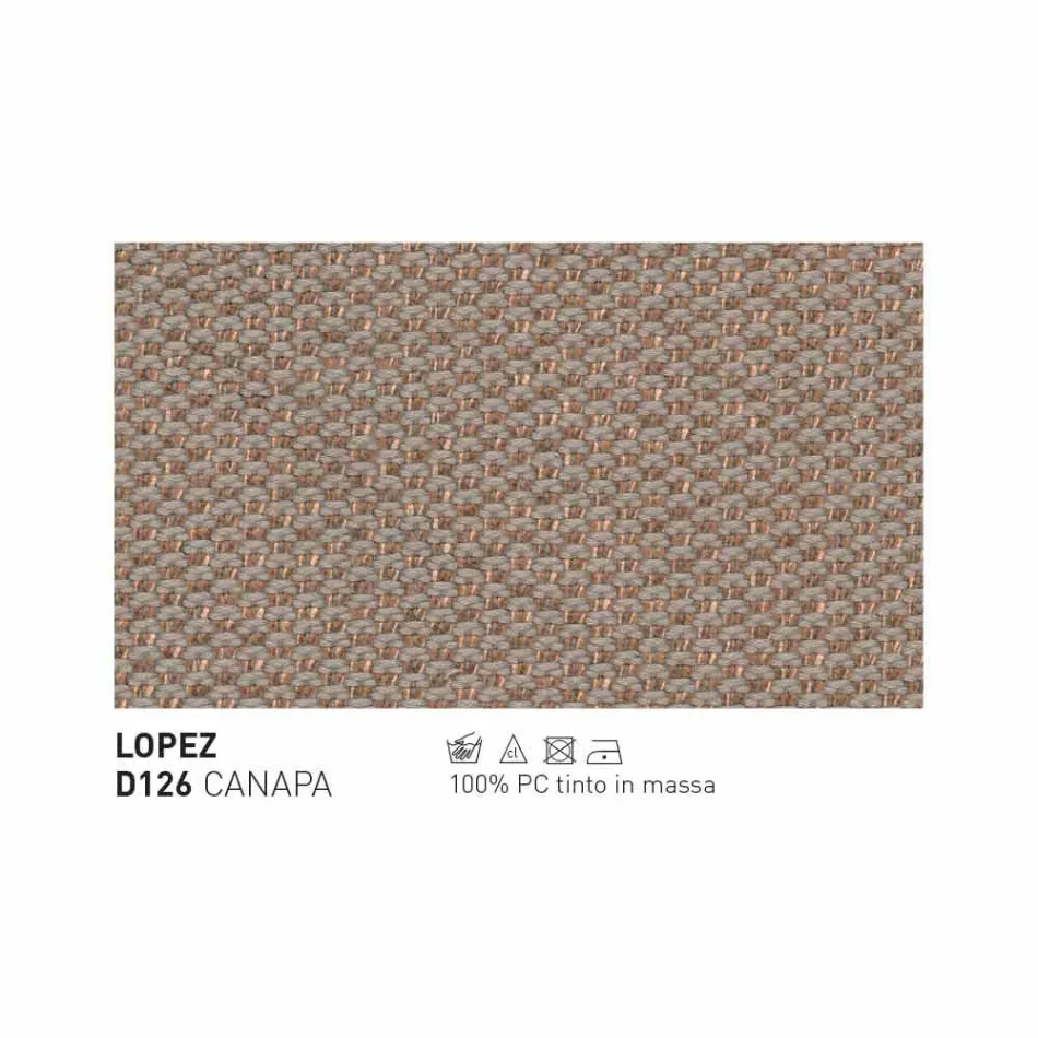 Sofá al aire libre Varaschin Bali moderno con cojines acolchados Viadurini