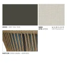 Sofá de jardín de 2 plazas en aluminio con tejido - Cricket by Varaschin Viadurini