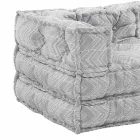 Sofá de jardín étnico de dos plazas en tela repelente al agua - Shamo Viadurini