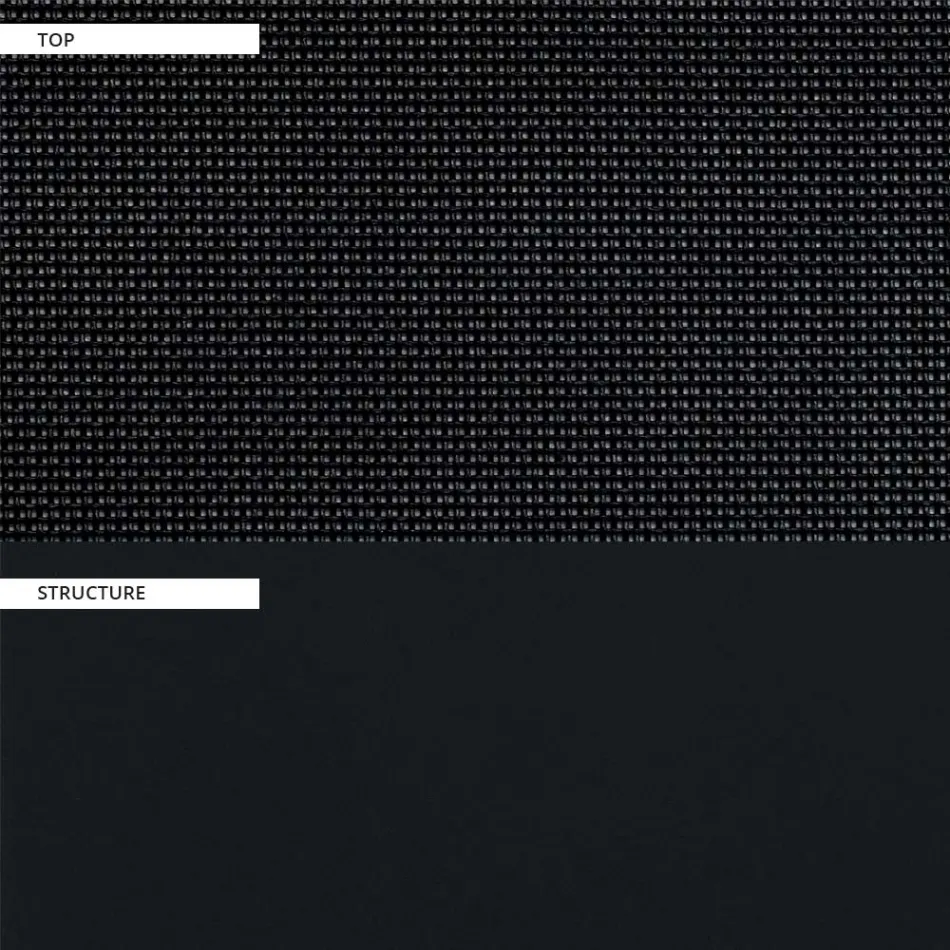 Sofá de jardín con base de aluminio y asiento de textileno Made in Italy - Maureen Viadurini