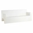 Sofá de jardín Jut by Vondom, en resina de polietileno, diseño Viadurini