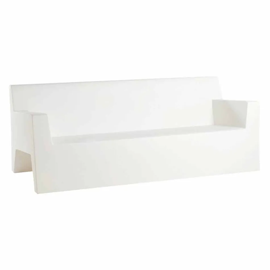 Sofá de jardín Jut by Vondom, en resina de polietileno, diseño Viadurini