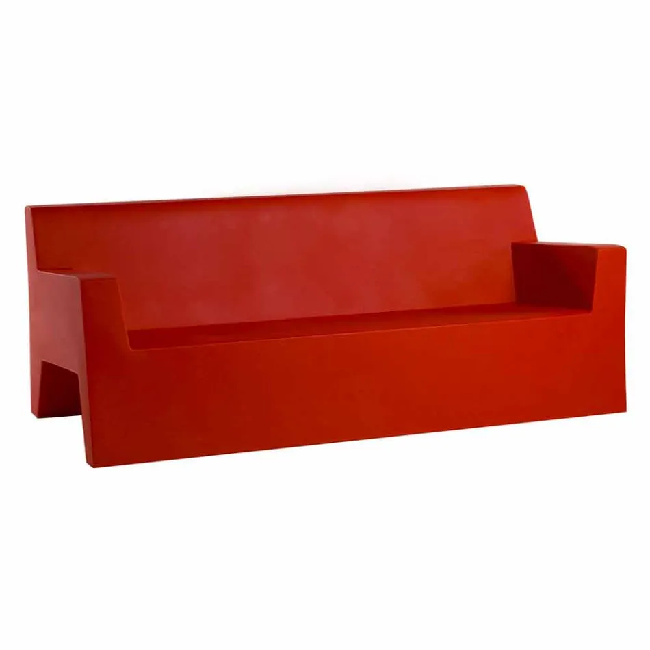 Sofá de jardín Jut by Vondom, en resina de polietileno, diseño Viadurini