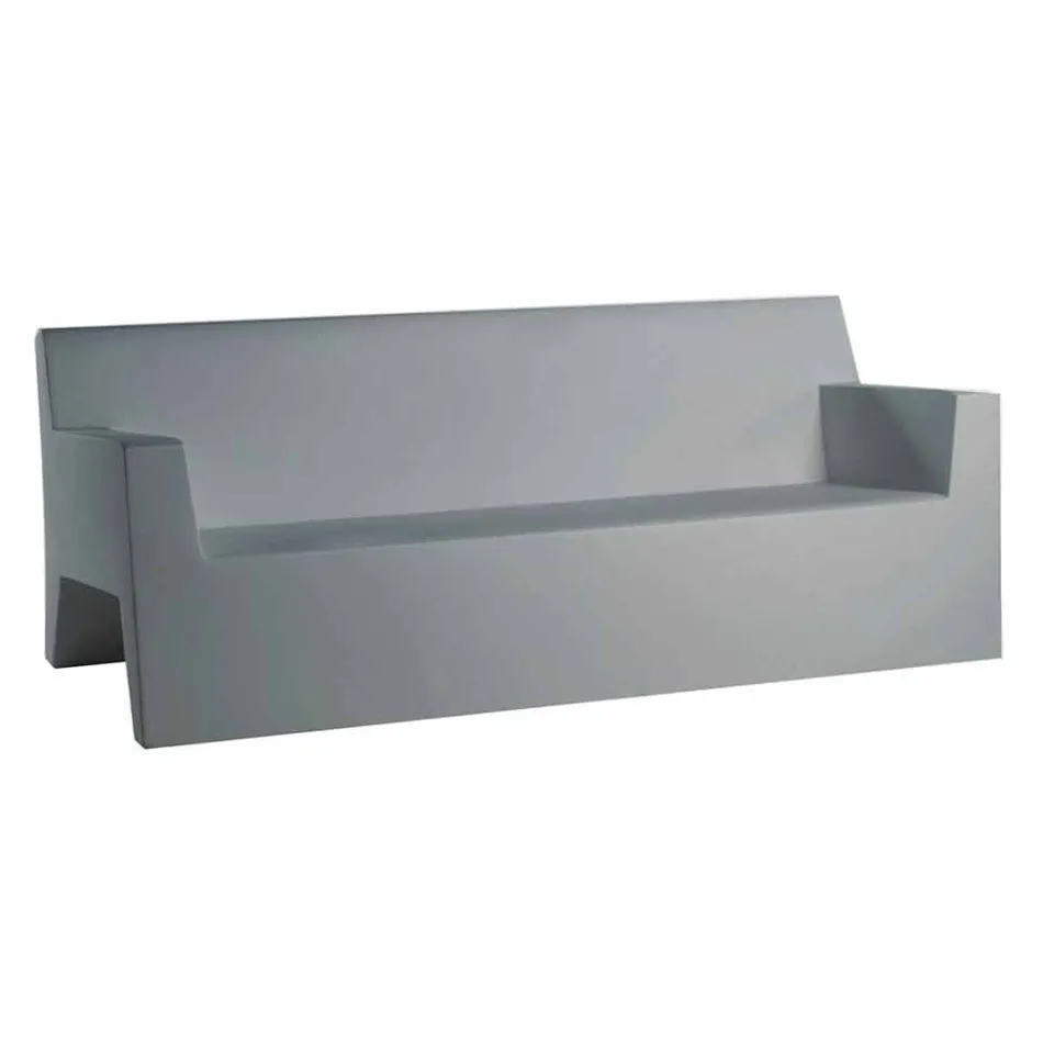 Sofá de jardín Jut by Vondom, en resina de polietileno, diseño Viadurini