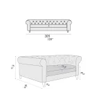 Sofá de interior disponible en diferentes tamaños Made in Italy - Vivace Viadurini