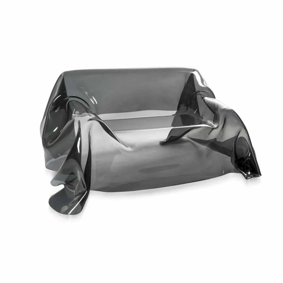 Sofá de diseño moderno Jolly en plexiglás, hecho en Italia Viadurini