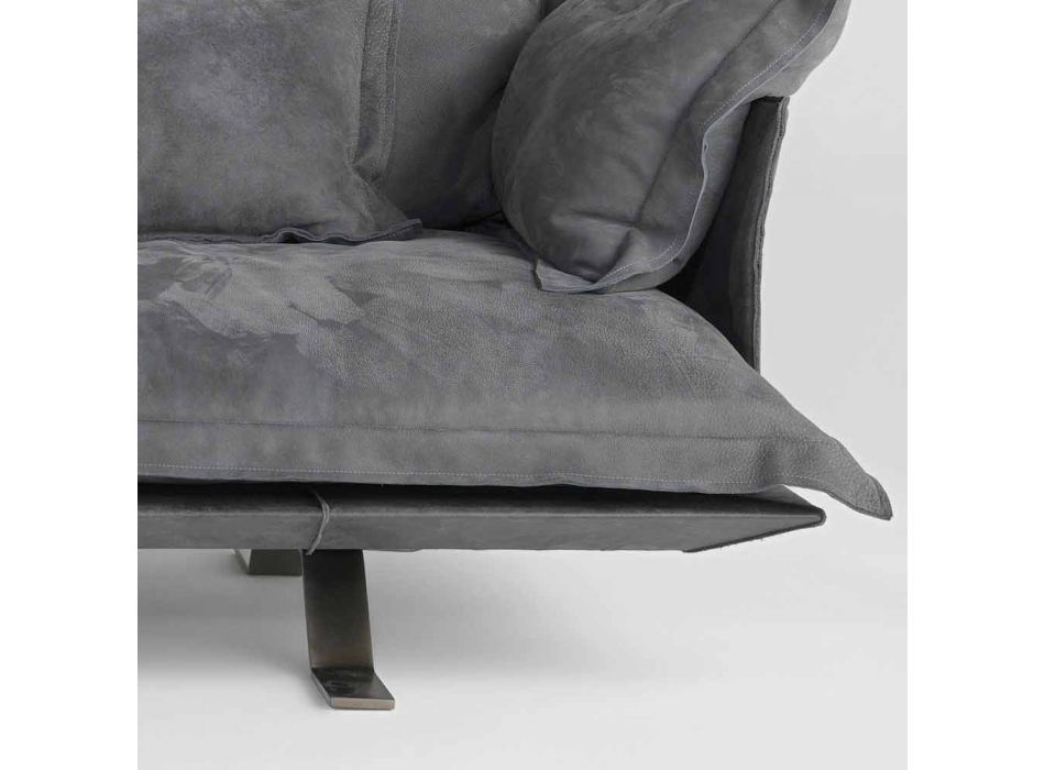 sofá de diseño moderno piel Shita, 170, 220 o 250 cm Viadurini
