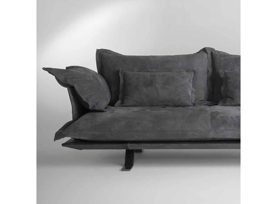 sofá de diseño moderno piel Shita, 170, 220 o 250 cm Viadurini