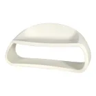 Sofá Dos Plazas Interior o Exterior en Polietileno Made in Italy - Dobles Viadurini