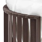 Sofá Exterior 2 Plazas en Aluminio con Cuerdas Diseño de Lujo 3 Acabados - Julie Viadurini