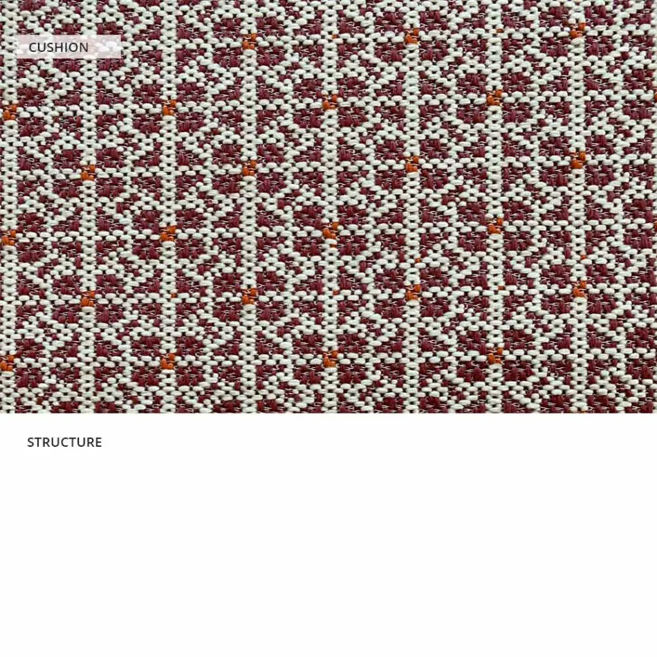 Sofá de metal para jardín moderno de alta calidad Made in Italy - Karol Viadurini