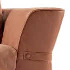 Sofá 3 plazas de tejido relleno de Grilli Joe hecho en Italia Viadurini